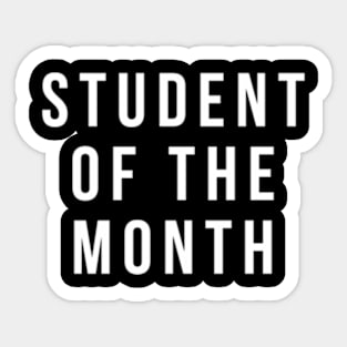 Student Of The Month Sticker